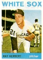 1964 Topps Baseball Cards      215     Ray Herbert